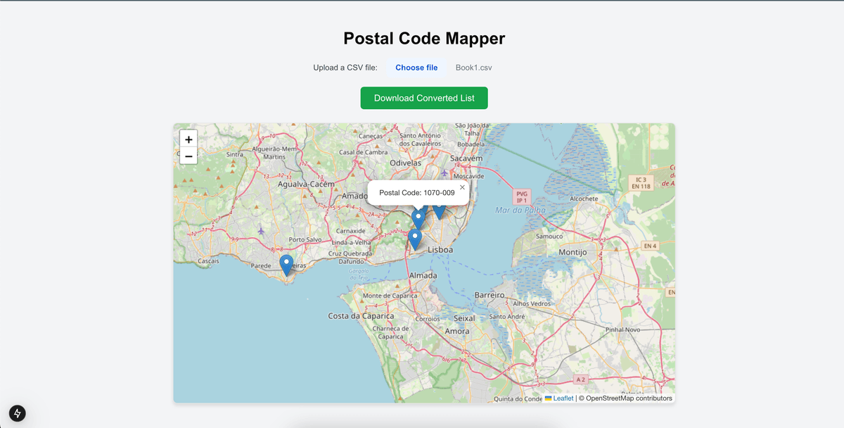 Postal Code Mapper